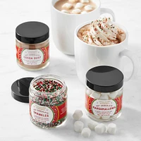 Williams Sonoma Hot Chocolate Toppers Bar Set