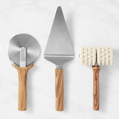 Williams Sonoma Olivewood Pizza Gift Set, 3-Piece Set