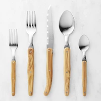 Jean Dubost Laguiole Olivewood Flatware Sets