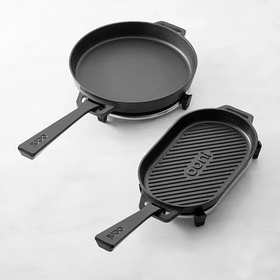 Ooni Cast Iron Grizzler Pan & Skillet Cookware Set with Trivets