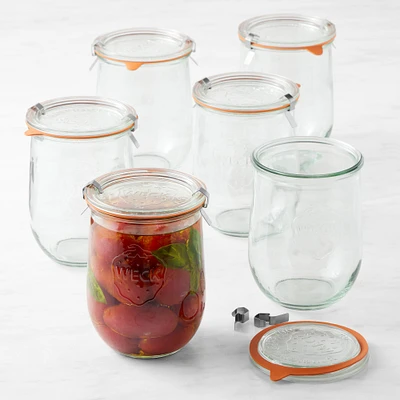 Weck Tulip Jars, 35.9 oz, Set of 6