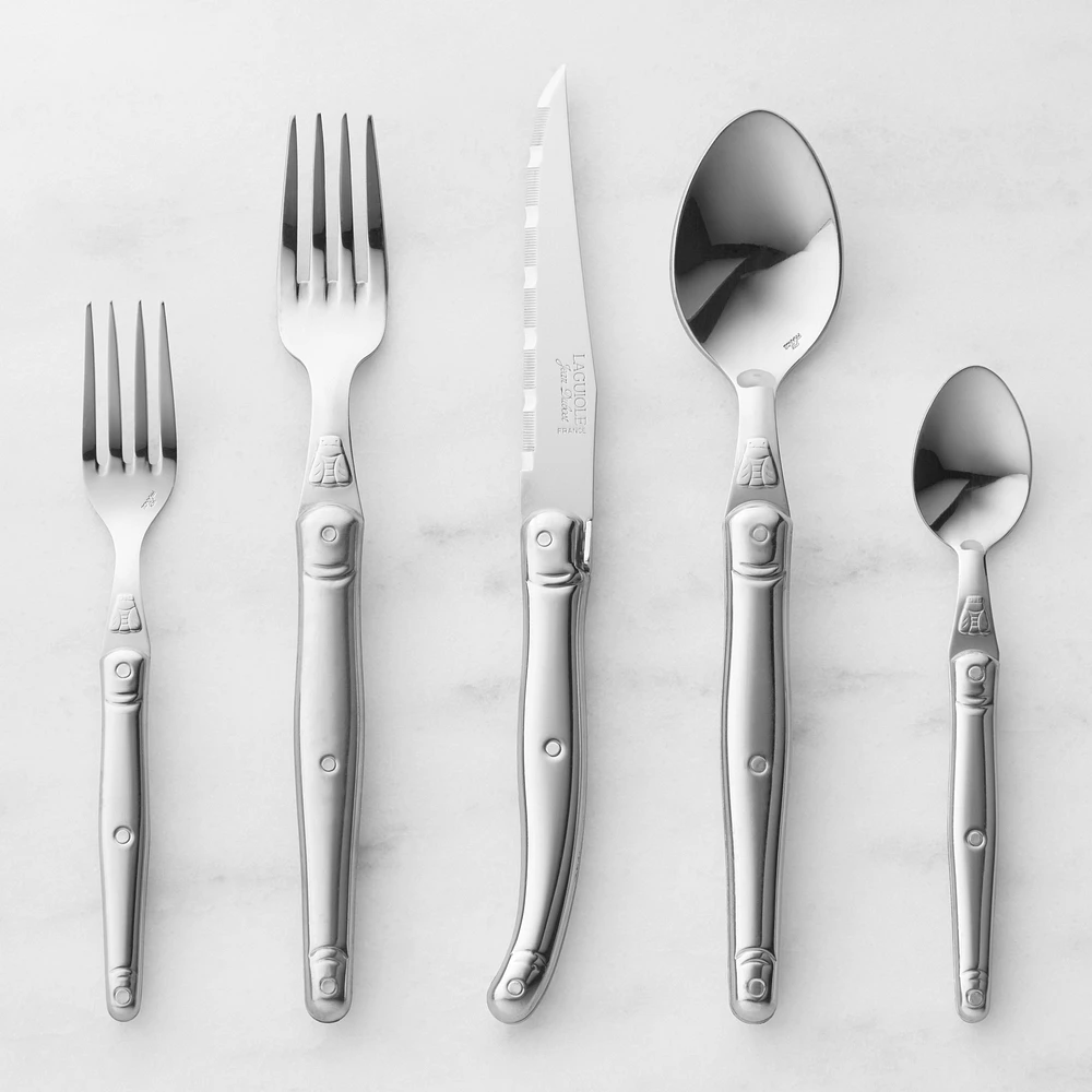 Jean Dubost Laguiole Mid-Gauge 20-Piece Flatware Set