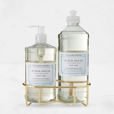 Williams Sonoma Beach House Hand Soap & Dish 3-Piece Kitchen Set