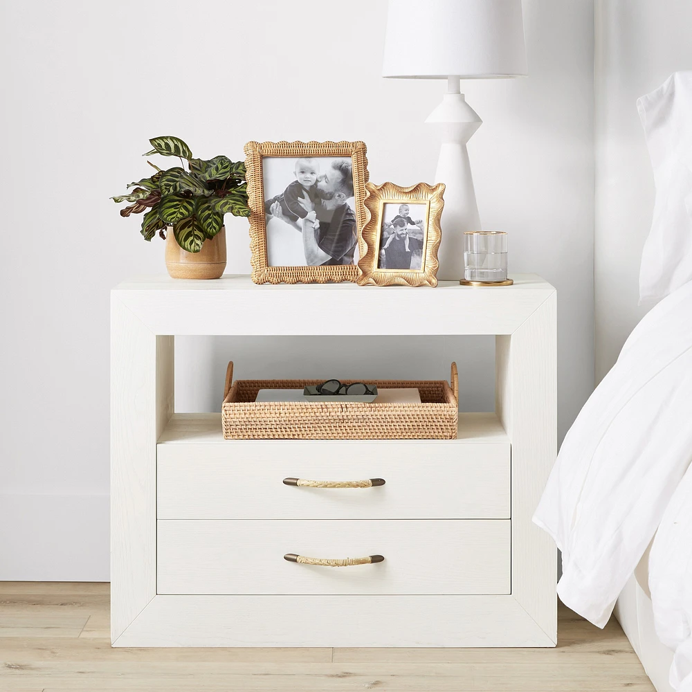 Malta 2-Drawer Nightstand (34")