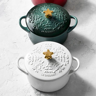 Le Creuset Noel Mini Cocotte with Star Knob, 24-Oz.