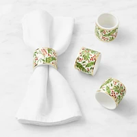 Noel Napkin Rings, Set of 4