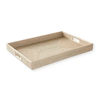 Hapao Rectangle Tray, Light Wash