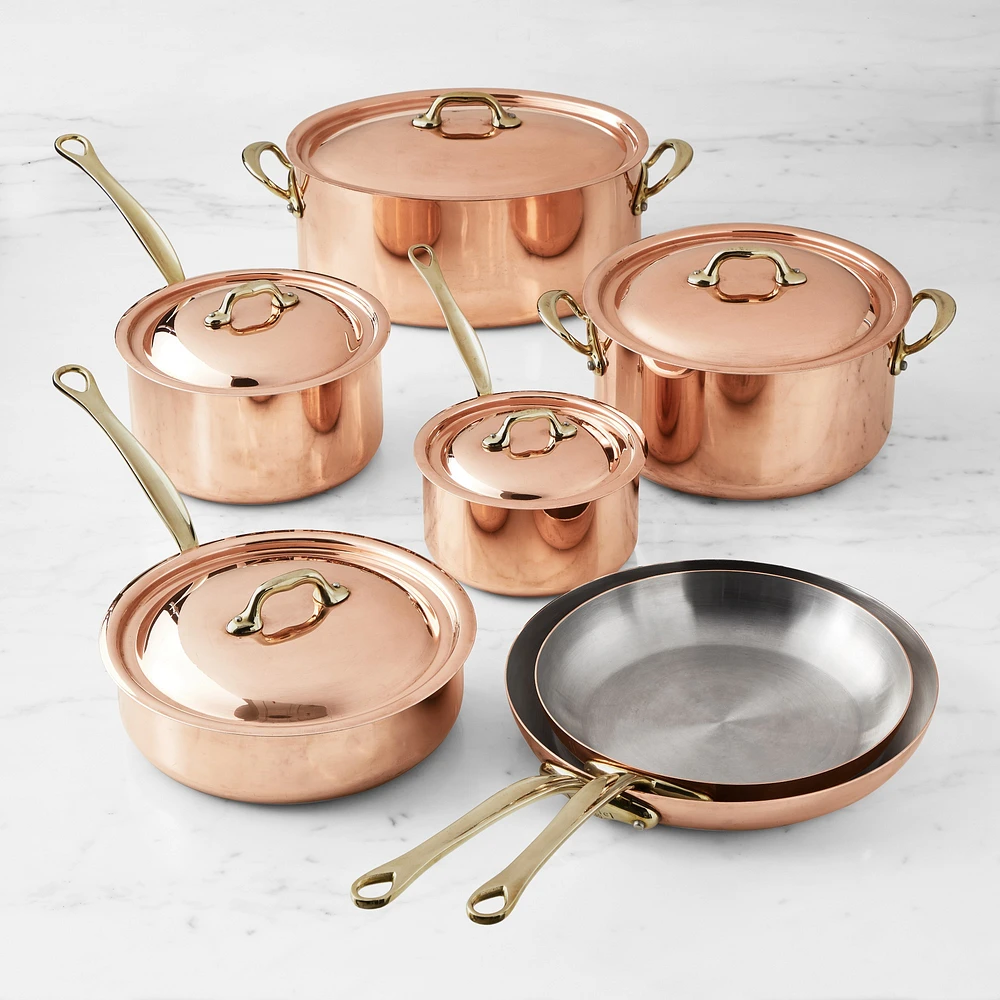 Mauviel M'150B Copper 12-Piece Cookware Set