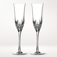 Waterford Lismore Essence Champagne Flutes, Set of 2