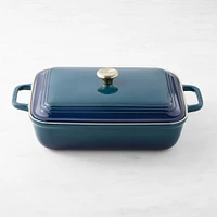 Le Creuset San Francisco Stoneware Rectangular Covered Baker, 4-Qt.