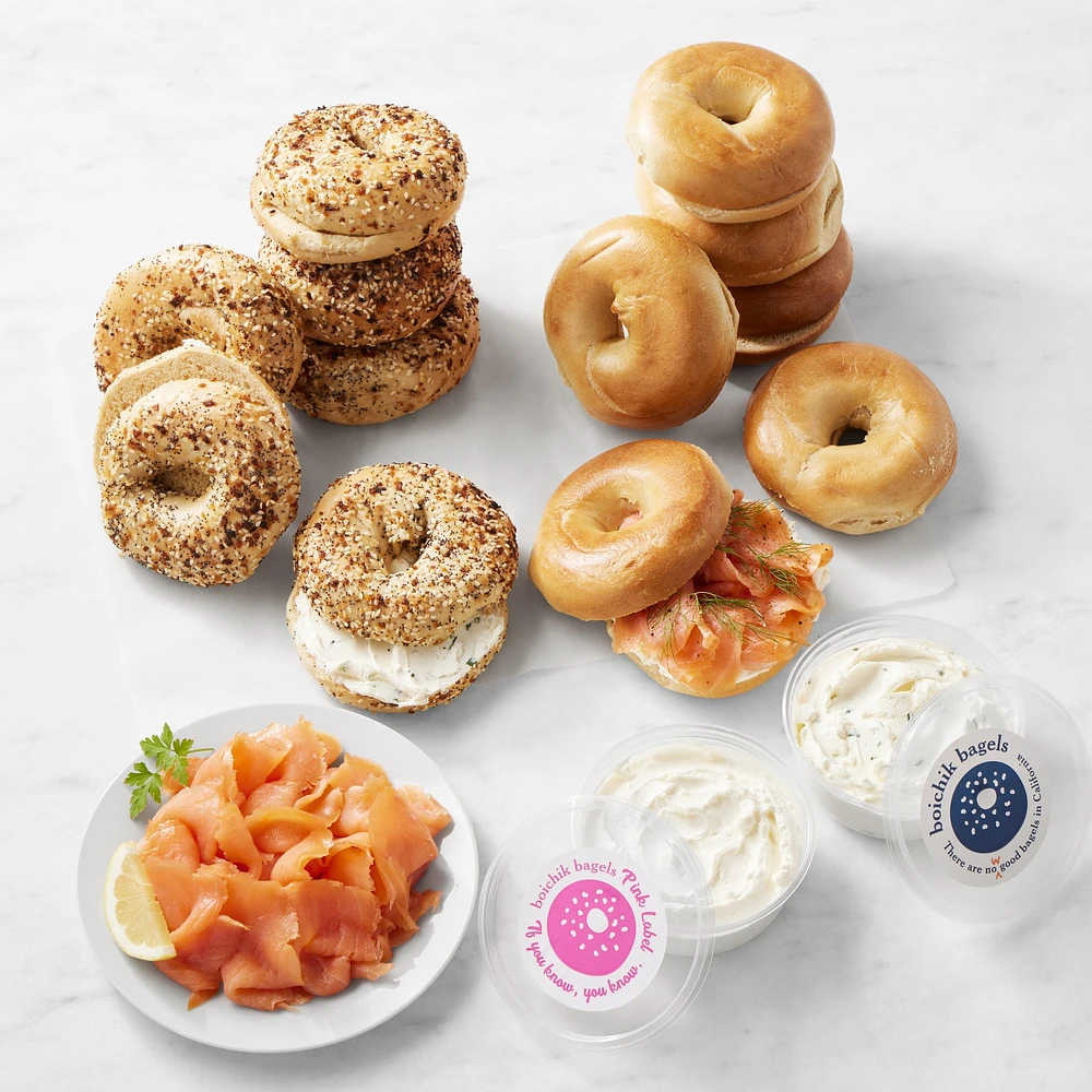 Boichik Bagels Bagel Schmear & Lox Bundle