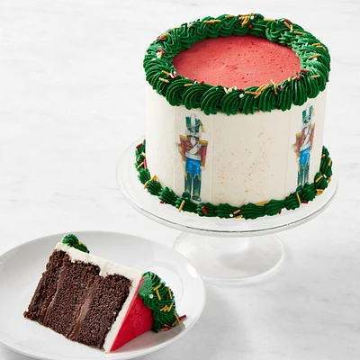 Nutcracker Three-Layer Chocolate Cake, Serves 6-8