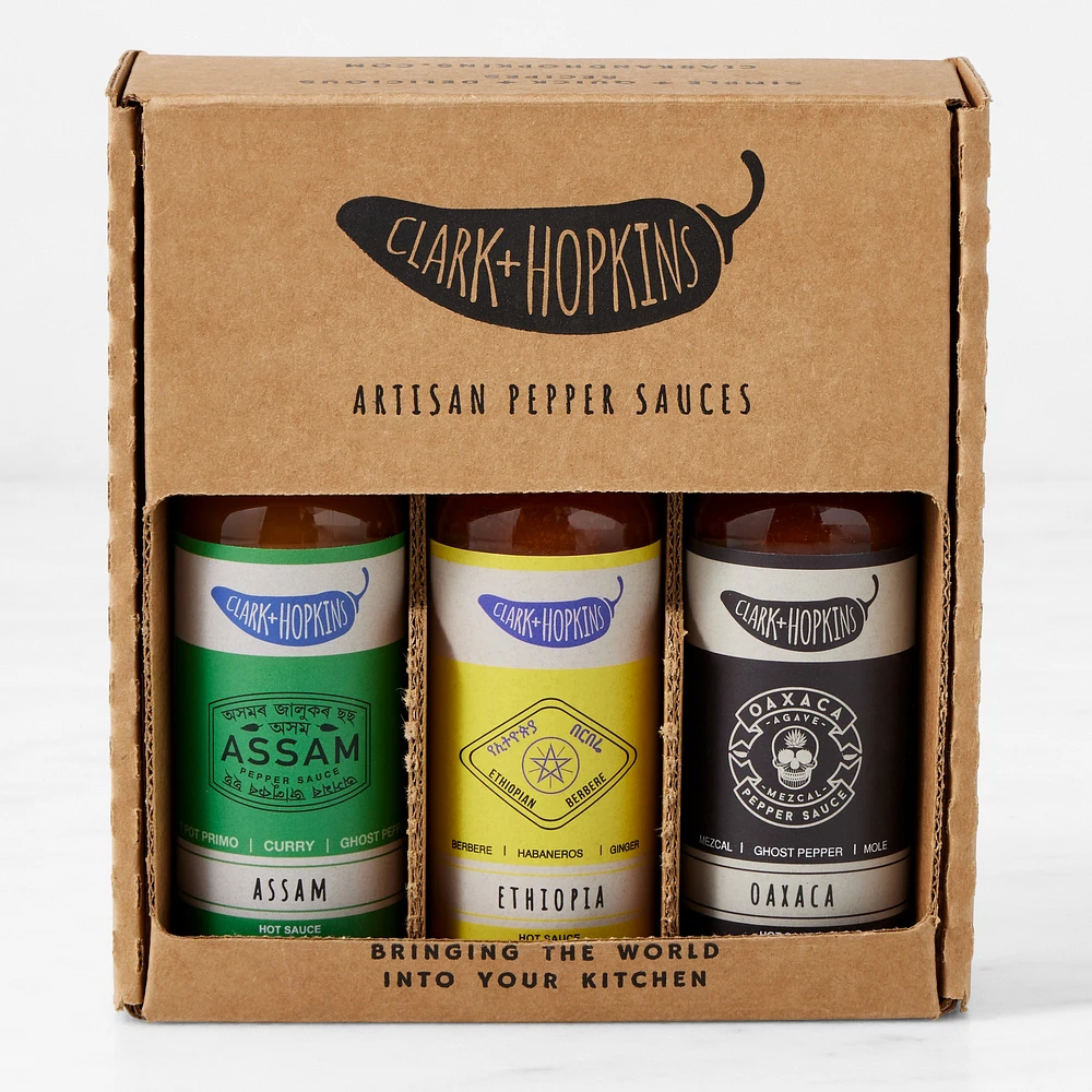 Clark & Hopkins Hot Sauce Global Flavors Gift Set