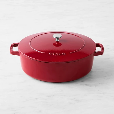 Staub Enameled Cast Iron Wide Oval Dutch Oven, 6 1/4-Qt.