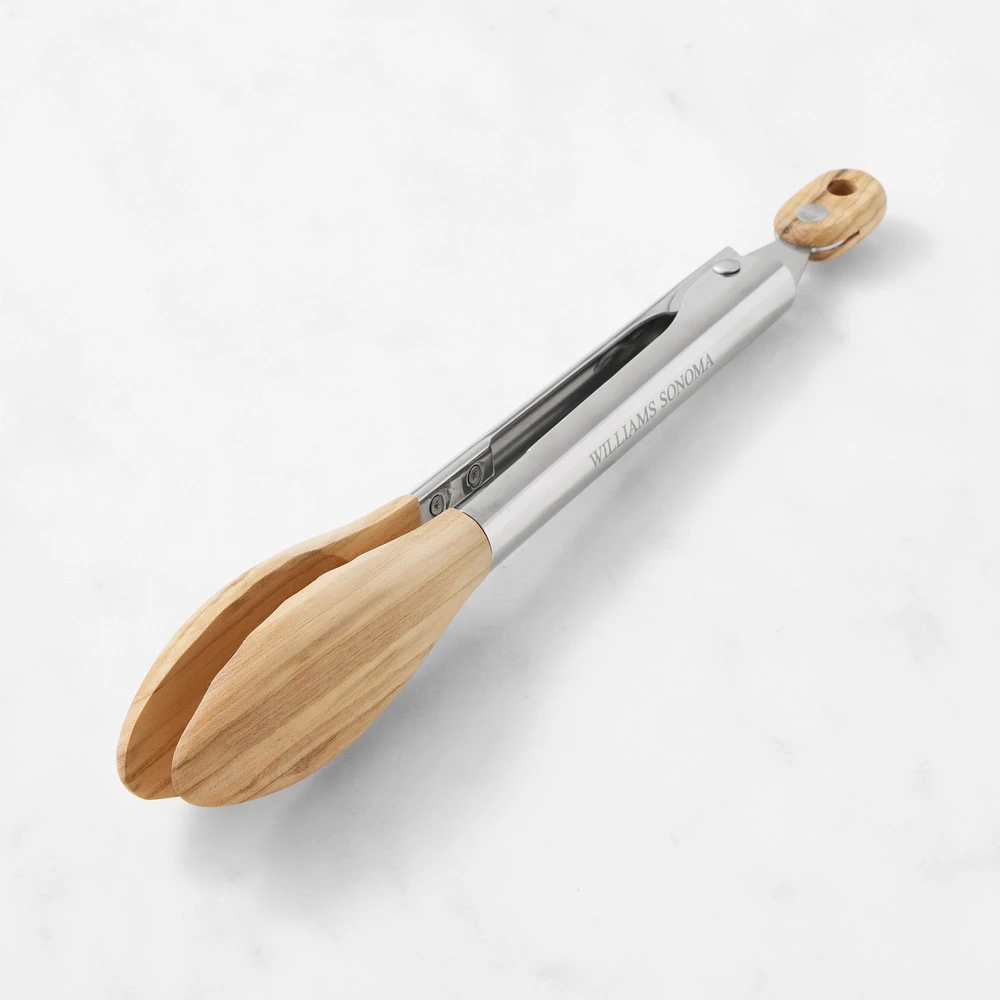 Williams Sonoma Olivewood Locking Tongs