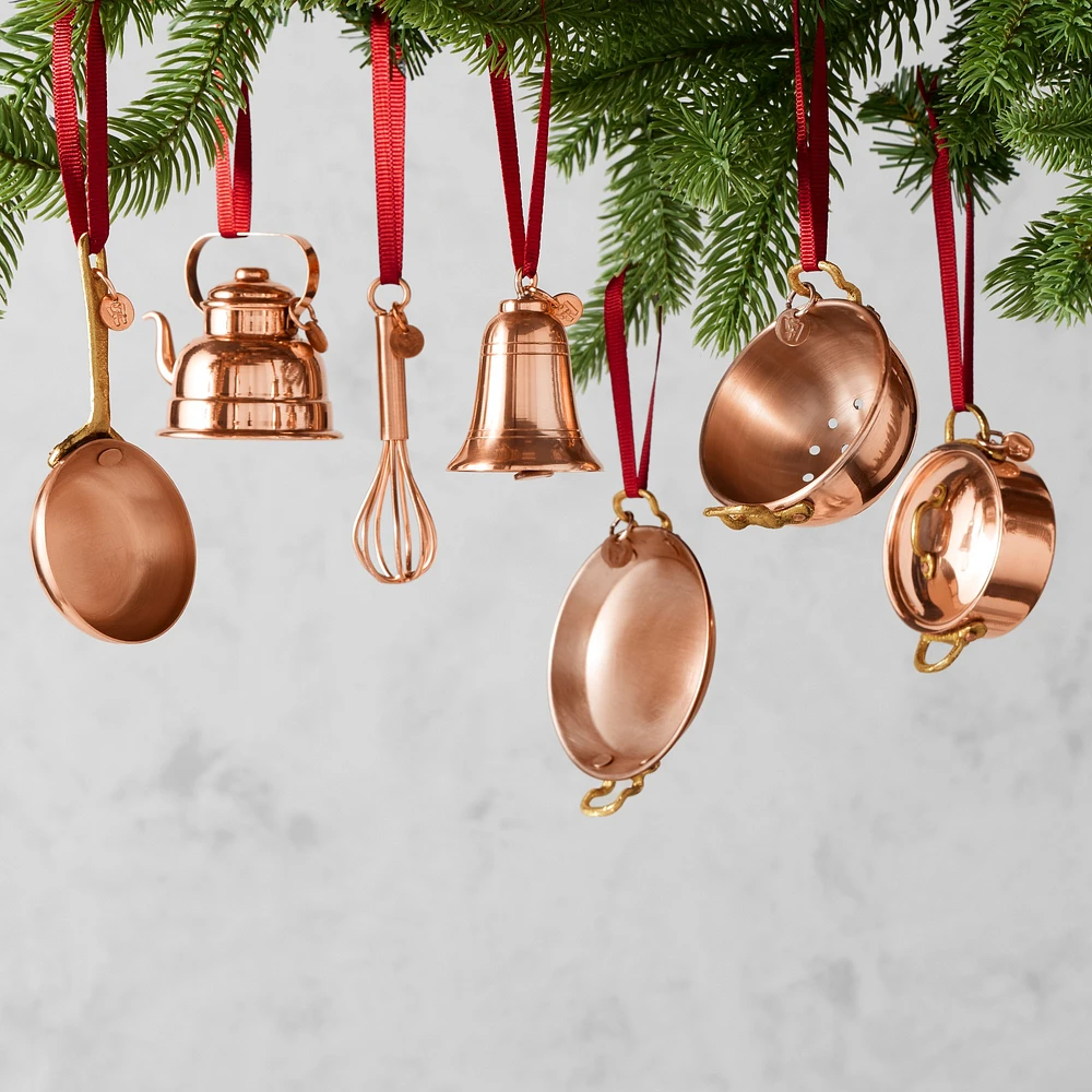 Williams Sonoma Copper Kitchen Ornament Collection