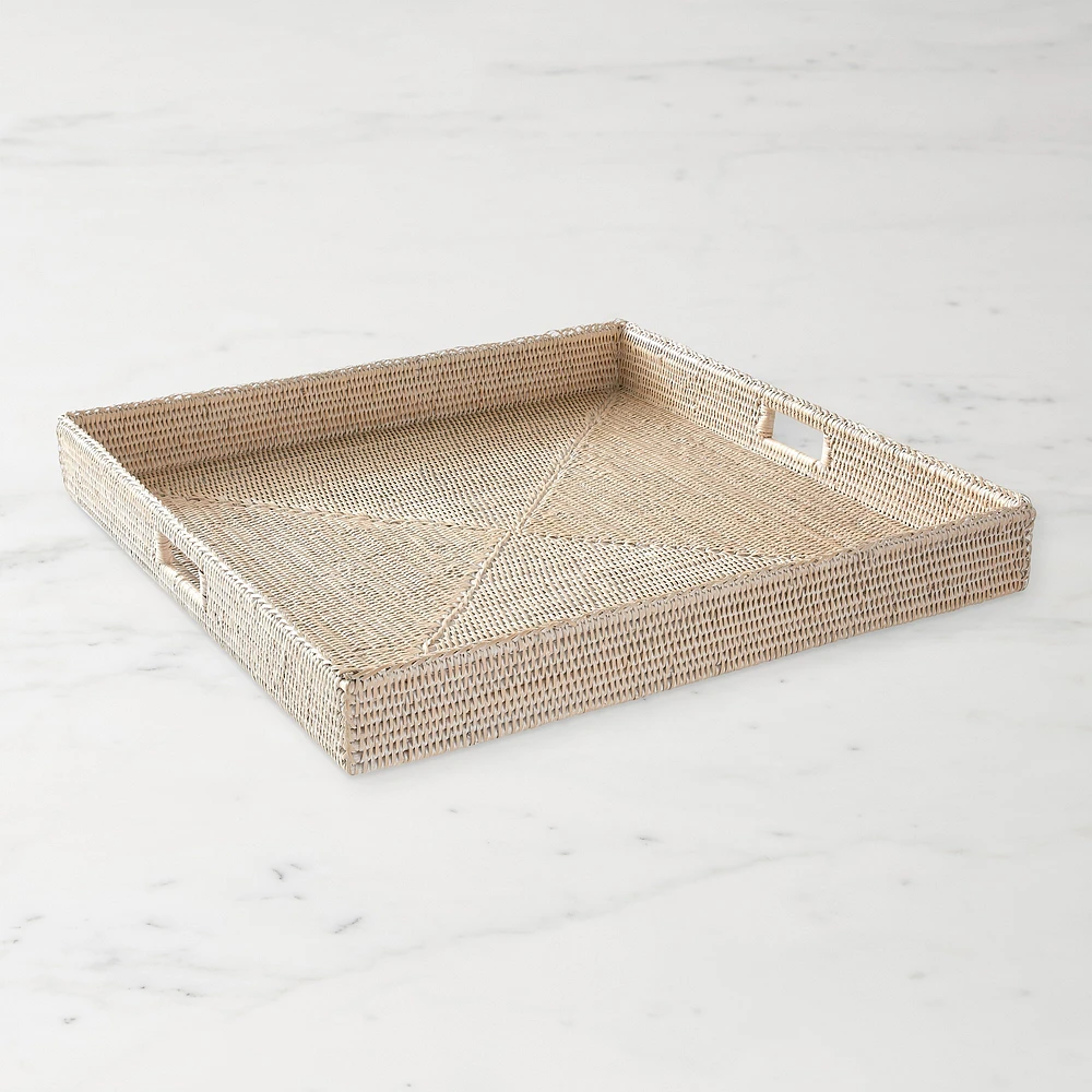 Hapao Square Tray, Light Wash