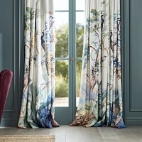 Painted Peacock Curtain