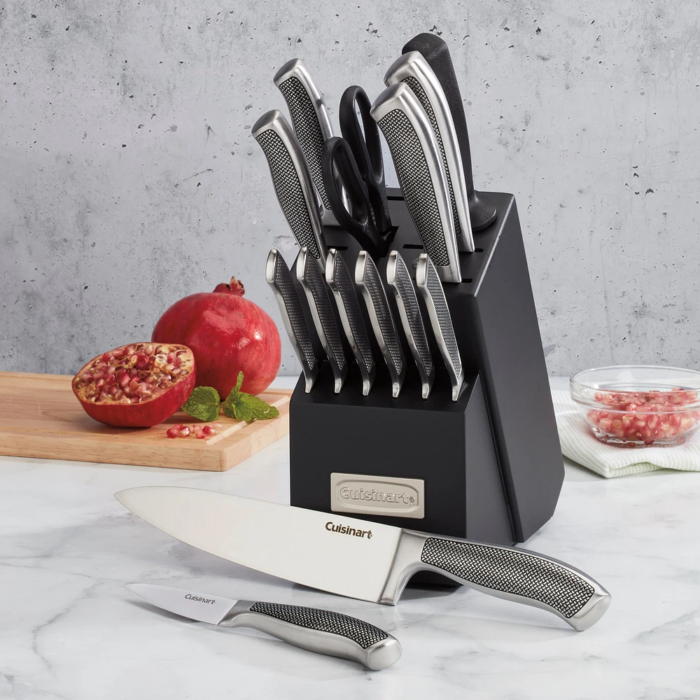 Cuisinart Classic Graphix Knife Block, Set of 15