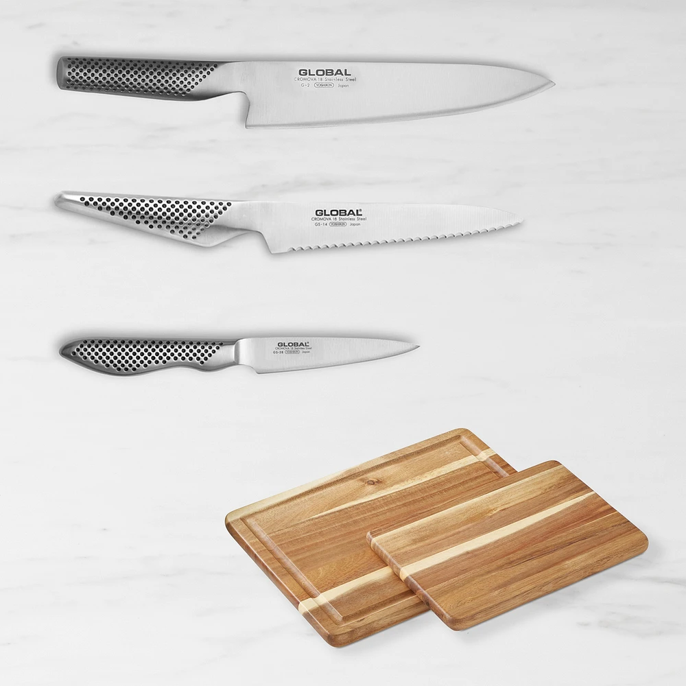 Global Classic Essential Knives, Set of 5