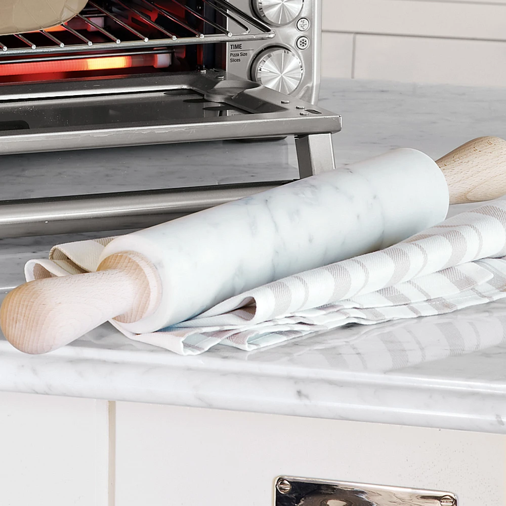 Carrara Marble Barrel Rolling Pin