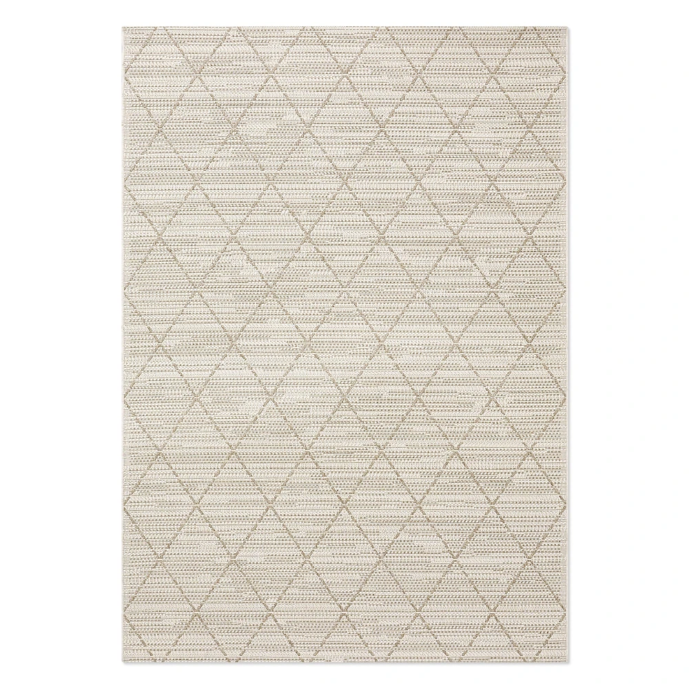 Faux Natural Grace Diamond Indoor/Outdoor Rug