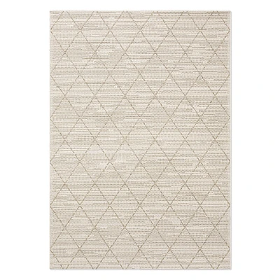 Faux Natural Grace Diamond Indoor/Outdoor Rug