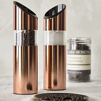 Trudeau Graviti Copper Electric Salt & Pepper Mills