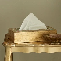 Florentine Wood Tissue Box Holder