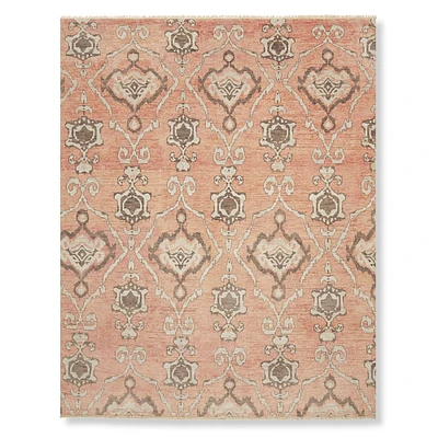 Tashkent Ikat Hand Knotted Rug