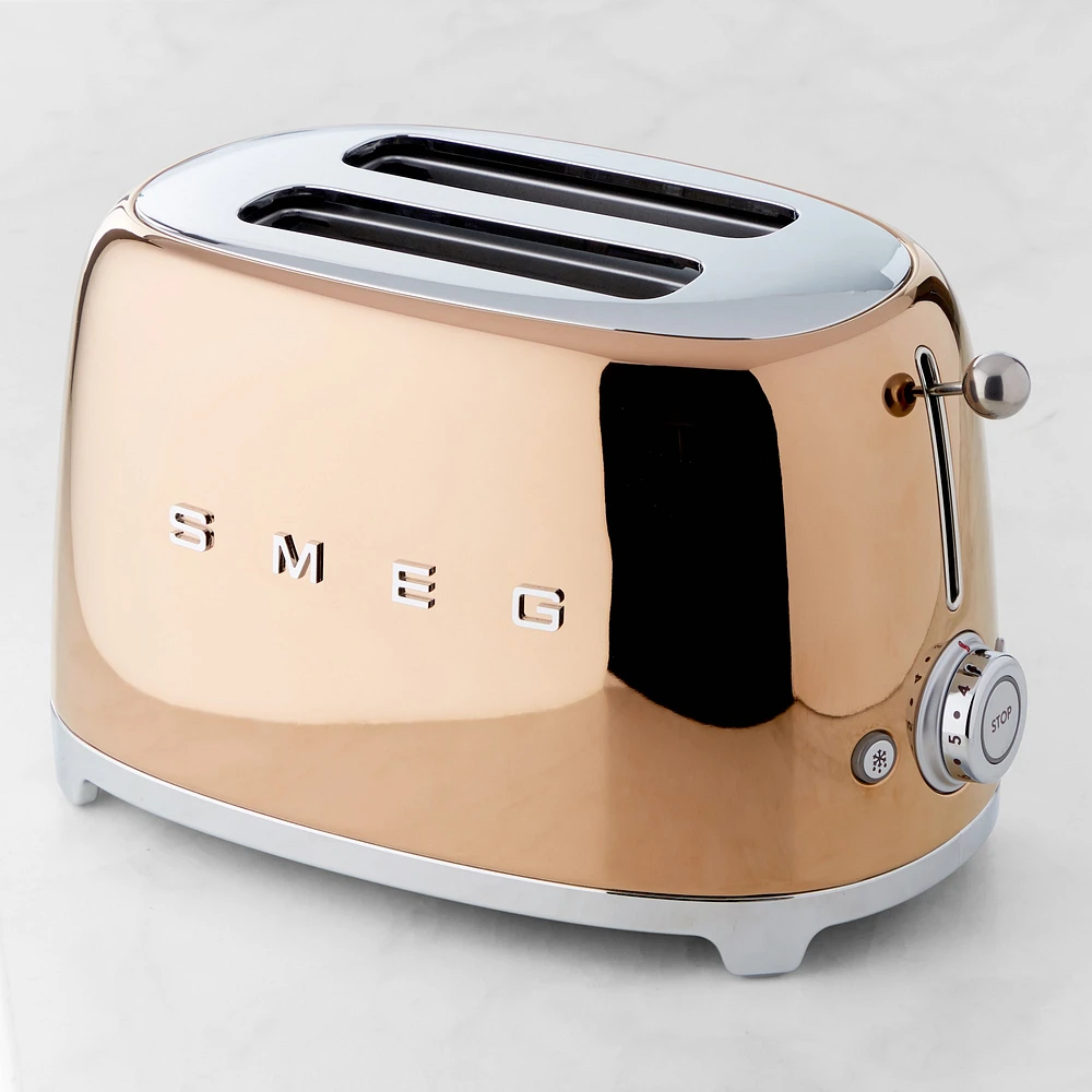 SMEG 2-Slice Toaster, Metallic