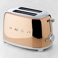 SMEG 2-Slice Toaster, Metallic