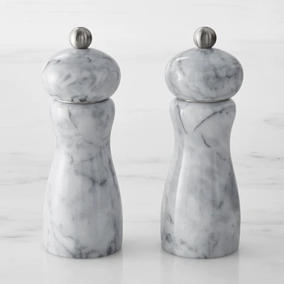 Marble Salt & Pepper Mills