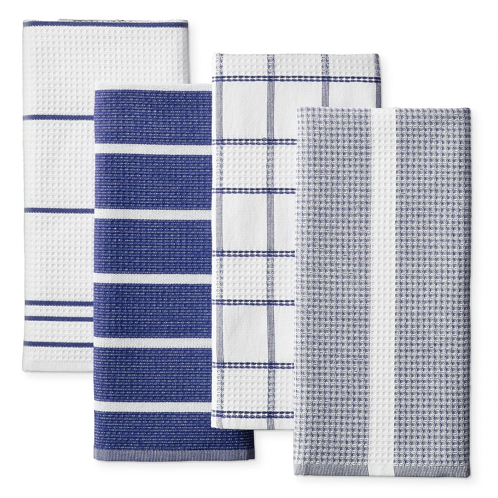 Williams Sonoma Super Absorbent Waffle Weave Towels, Set of 4