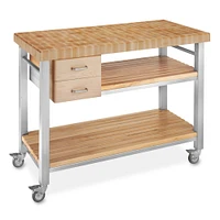 John Boos End-Grain Butcher Block Culinary Cart (48")