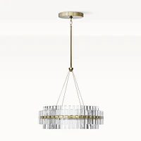 Phoebe Round LED Crystal Chandelier