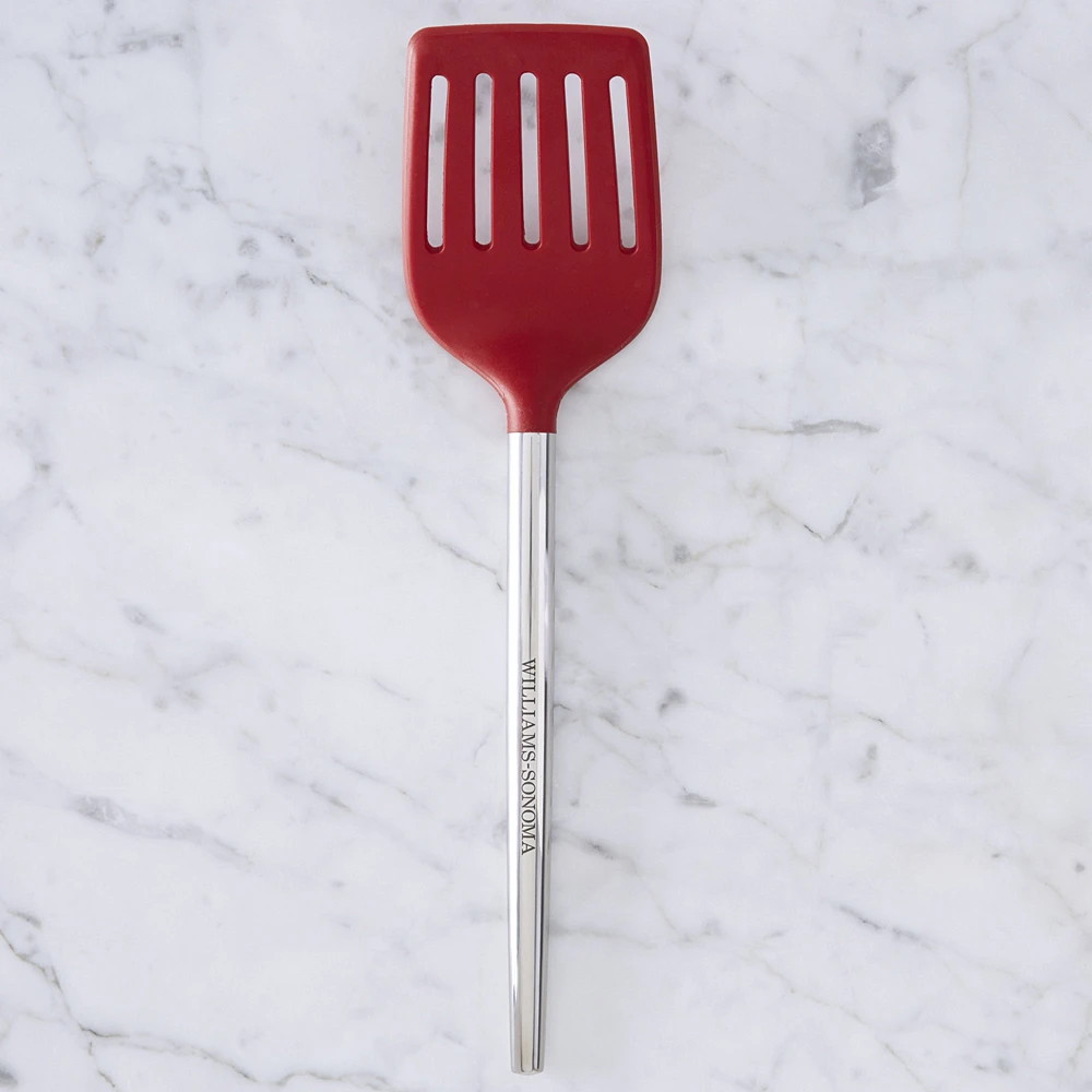 Williams Sonoma Stainless-Steel Silicone Slotted Turner