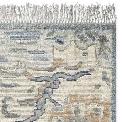 Tibetan Cloud Hand Knotted Rug Swatches - Free Returns Within 30 Days