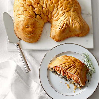 Salmon Florentine En Croute, Serves 8-12