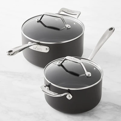 All-Clad Essentials Nonstick Sauce Pans, Set of 2