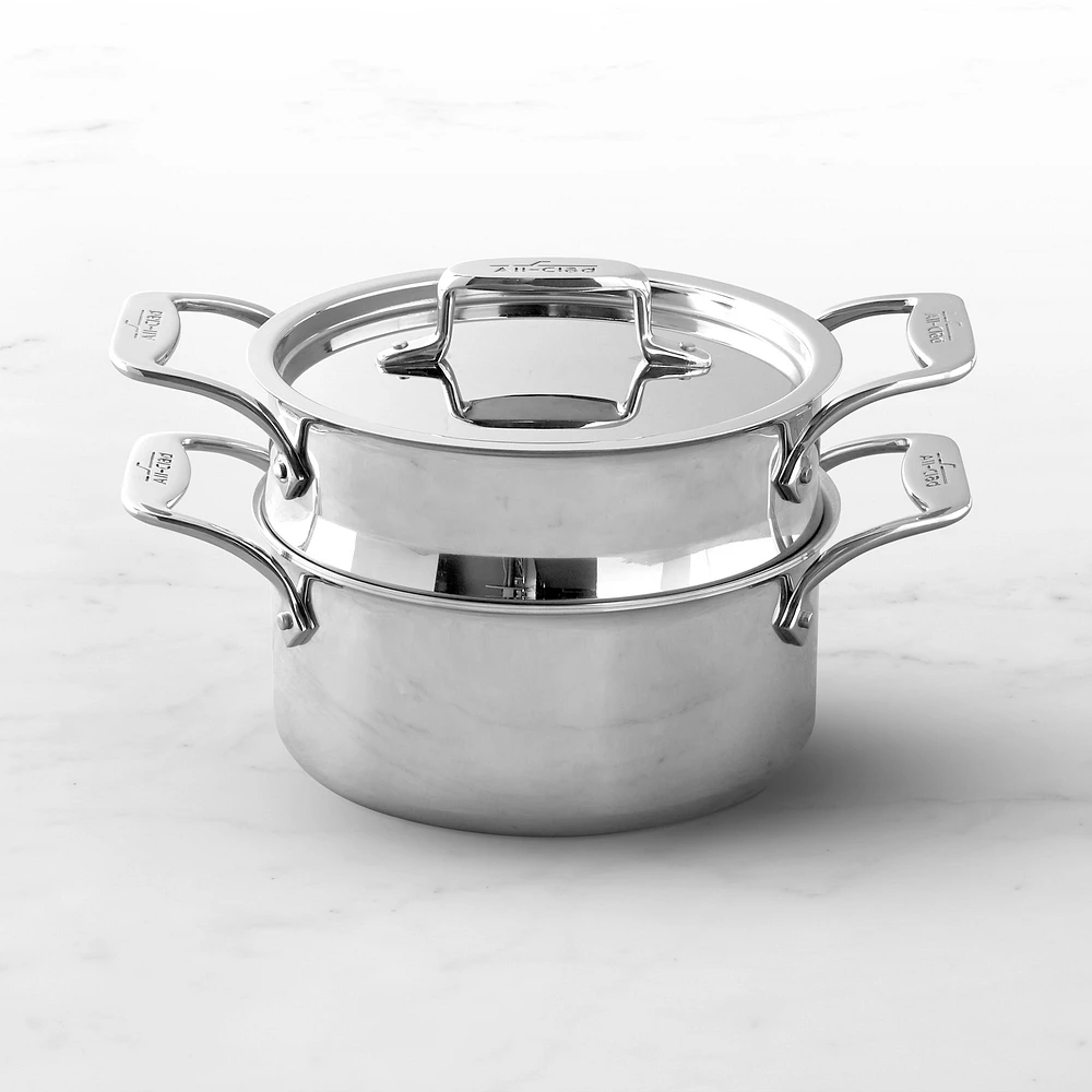 All-Clad D5® Stainless-Steel Steamer Multipot, 3-Qt.