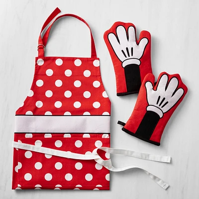 Minnie Apron and Oven Mitt Set