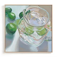 Cut Glass and Limes Limited Edition Kitchen Art by Minted