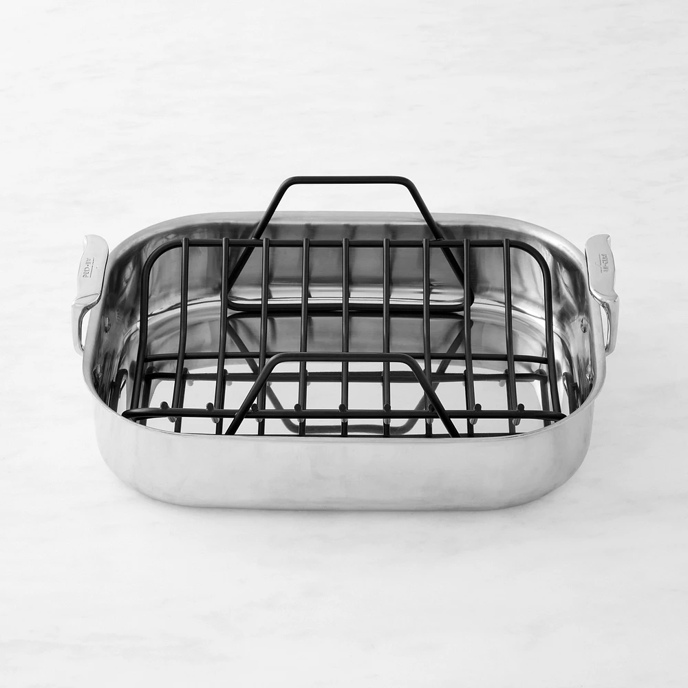 All-Clad Stainless-Steel Roasting Pan with Rack