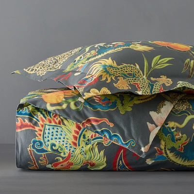 New Moon Printed Duvet Cover & Shams