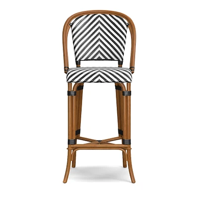 Parisian Bistro Woven Counter & Bar Stool