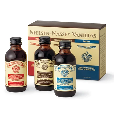 Nielsen-Massey World Vanilla Extract, Set of 3