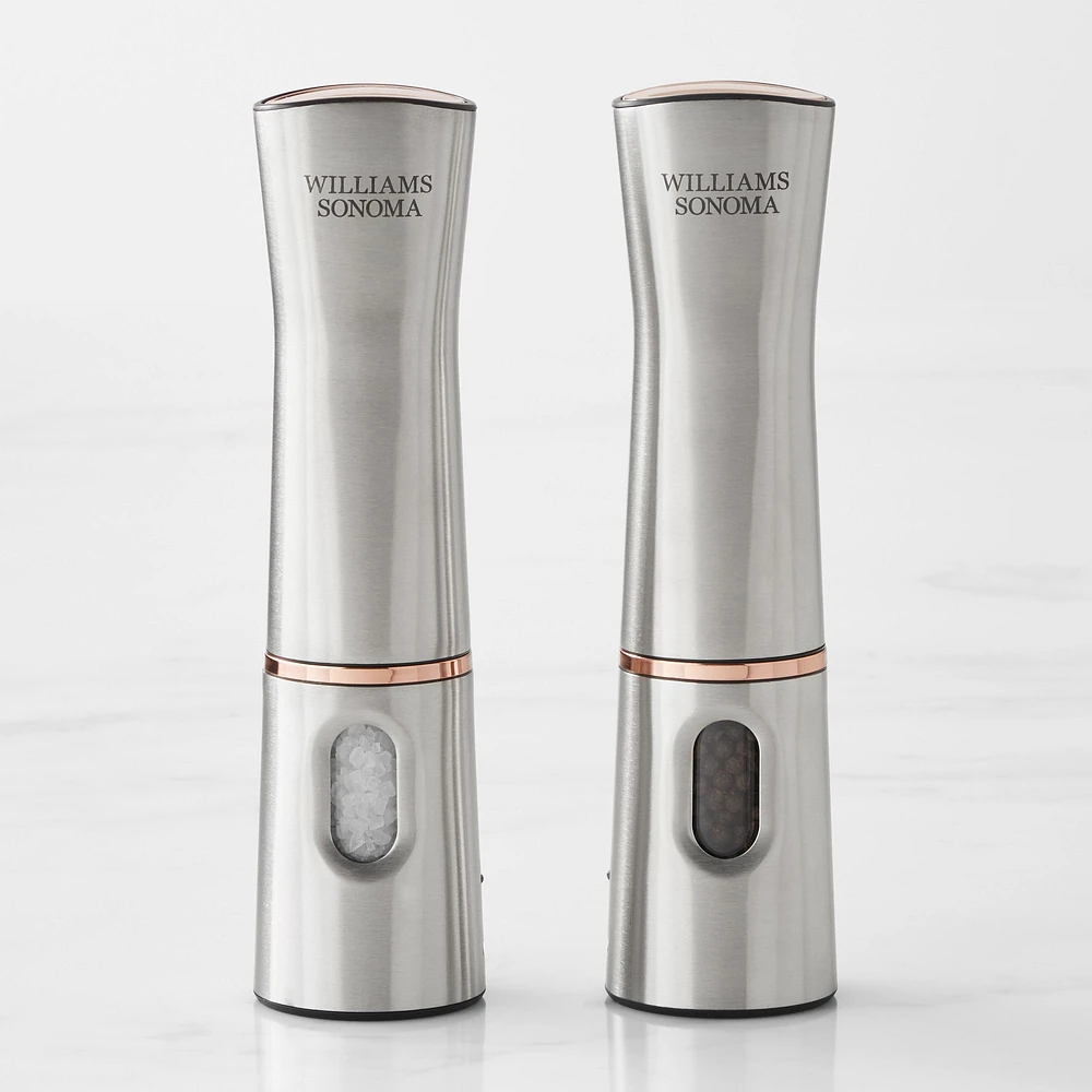 Williams Sonoma Rechargeable Electric Salt & Pepper Mills