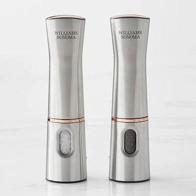 Williams Sonoma Rechargeable Electric Salt & Pepper Mills