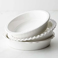 Williams Sonoma Stoneware Pie Dish, Set of 3